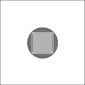 Profilé cache ronds/carrés