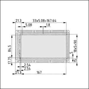 Electronic-Box Lid 8 200x120, plain