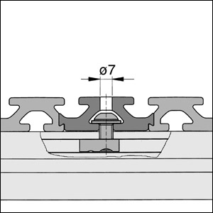 Bed Plate Profile 8 152x20