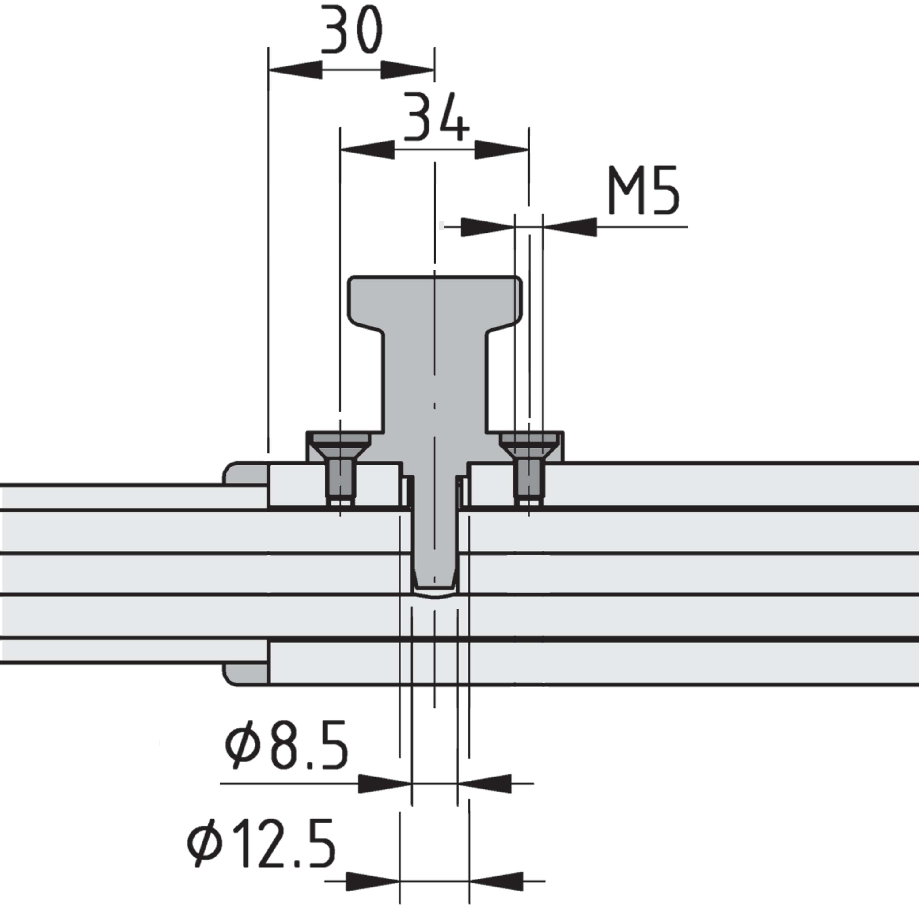Telescope Locking Plunger 8 80x40