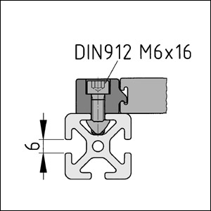 Adapter Plate Clamping Profile N5, natural