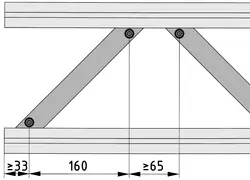 Connecting strut