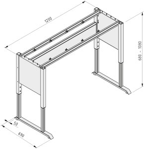 Table Frame F 1200