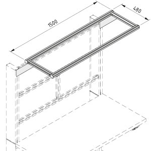 Table Overhang E 1500