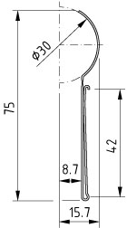 Beschriftungsprofil D30 individuell