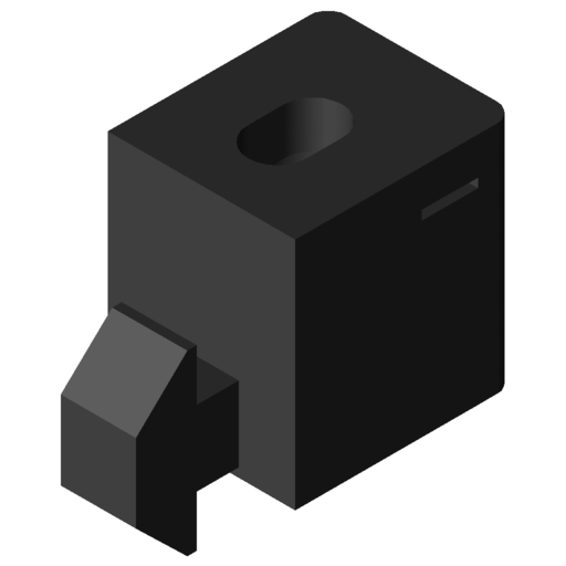 Univerzální držák 8 PA, černý odstín