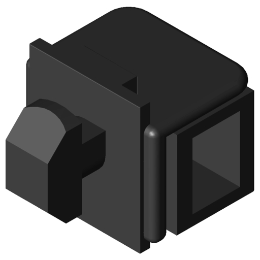 Klemm-Multiblock 8 PA, schwarz