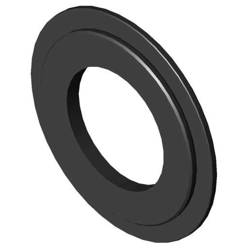 Pierścień centrujący D60-D50, kolor czarny