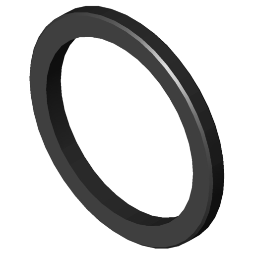Pierścień centrujący D50-D50, kolor czarny