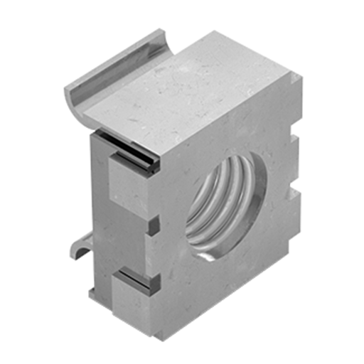 Captive Nut M6, bright zinc-plated