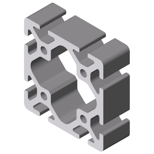 Profilé aluminium – 6 mm – Section 60x60 mm - Léger - elcom shop