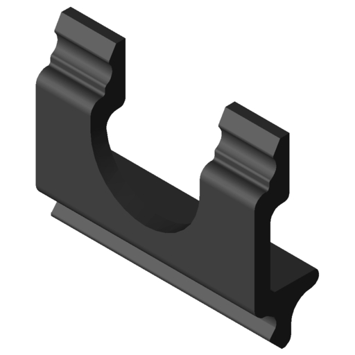 Cable Entry Protector Wall 40, black