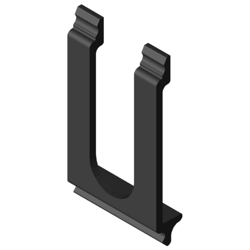 Cable Entry Protector Wall 80, black