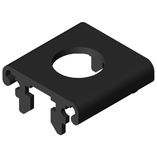 Cable Entry Protector Lid 40, black