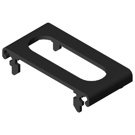 Cable Entry Protector Lid 80, black