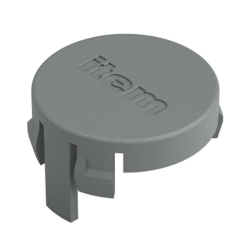 Cap 8 D20 NO, grey similar to RAL 7042
