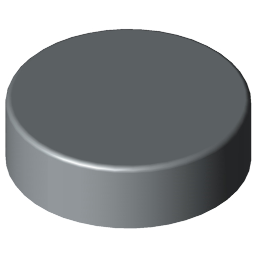 Cap, Button-Head Screw M6, grey similar to RAL 7042
