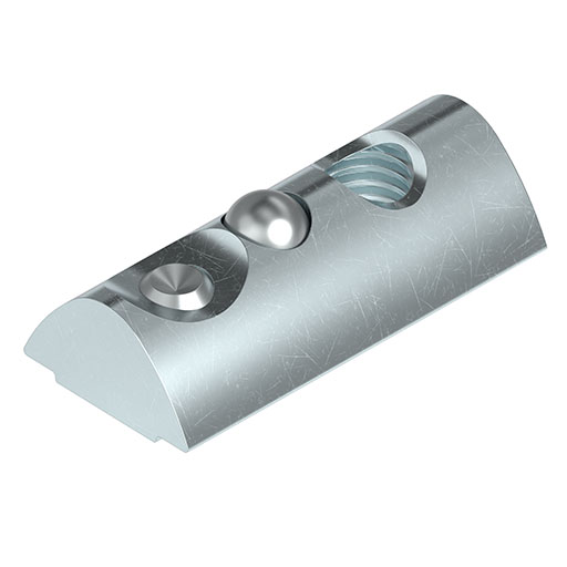 T-Slot Nut F 8 St M6, bright zinc-plated (0.0.613.19)