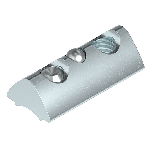 T-Slot Nut F 6 St M5, bright zinc-plated (0.0.613.22)