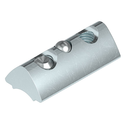 T-Slot Nut F 6 St M4, bright zinc-plated (0.0.613.23)