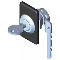 Locking System 5, Cylinder Lock with escutcheon, right-hand application