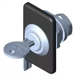 Locking System 5, Cylinder Lock with escutcheon, left-hand application