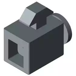 Quick Multiblock 8 with Non-Removable Pin, grey
