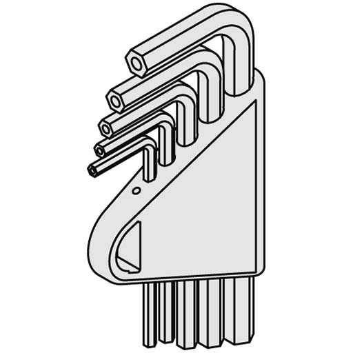 Security L-Key Set 2.5-6 A/F