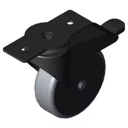 Castor D100 swivel with double-brake 120x40 ESD