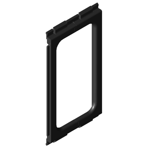 Cable Entry Protector Wall 160-80, black