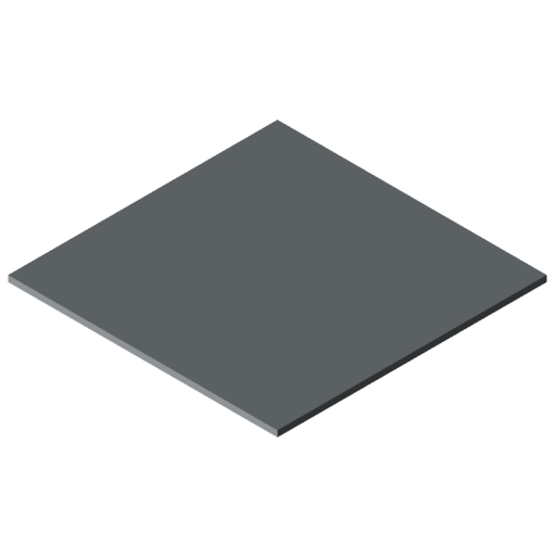 Multi-wall Sheet 4.5 mm PP, grey