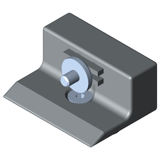 Magnetic Door Stop for Clamp Profile 8 32x18