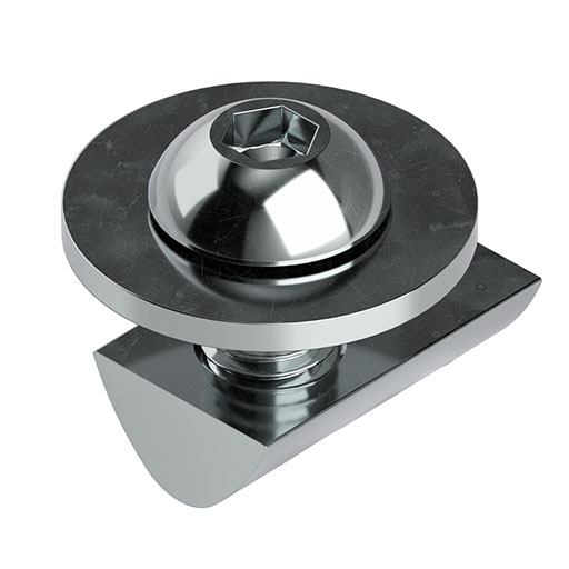 Kit de fixation 8 pour roulette pivotante/fixe 140x110