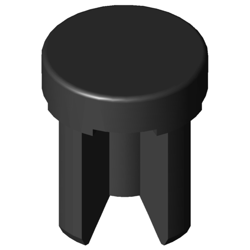 Protective Cap D30-9 ESD, black similar to RAL 9005
