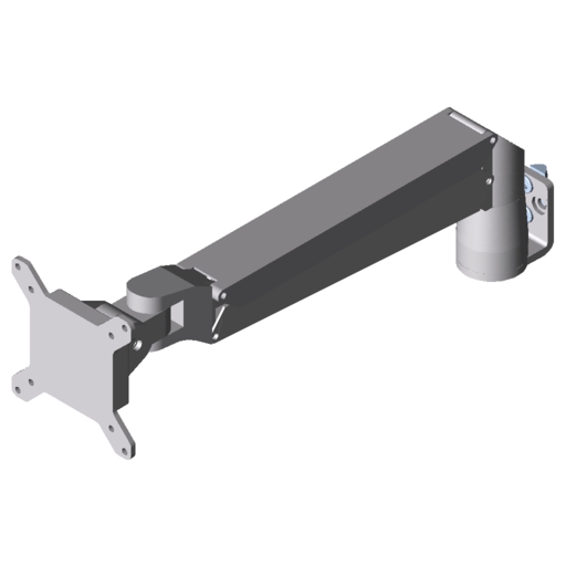 Monitor Arm, height-adjustable, 4 joints