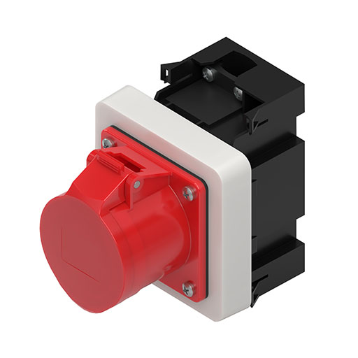 CEE Socket K76 16A/400V