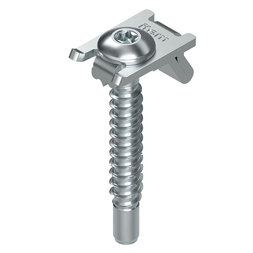 Standard-Fastening Set KH 8, one-sided, bright zinc-plated