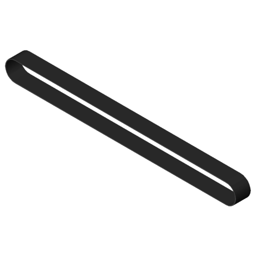 Flat Conveyor Belt PVC, accumulating -40, black