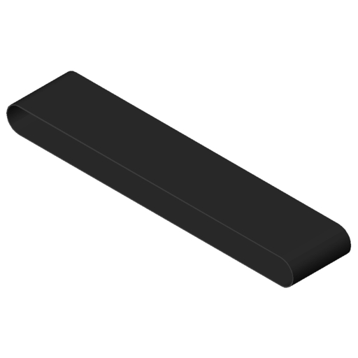 Flat Conveyor Belt PVC, accumulating -120, black