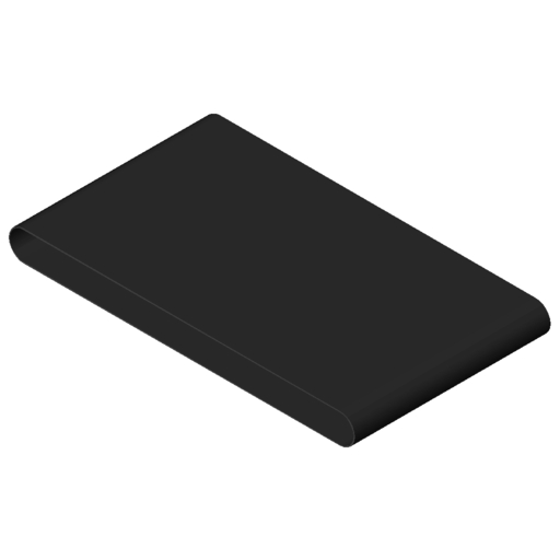 Flat Conveyor Belt PVC, accumulating -320, black