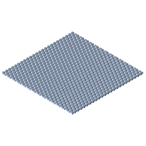 Perforated Sheet St 3mm, stainless