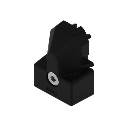 Cap 36x26-47 ESD, black similar to RAL 9005