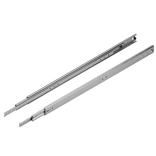 Riel telescópico HD 19,1 x 53,1 L790, sobreextensión, zincado