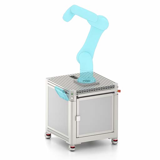 Robot island for mobile use