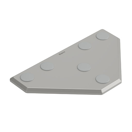 Automatic Flat Bracket Set 8 200x120 Al (0.0.727.13)