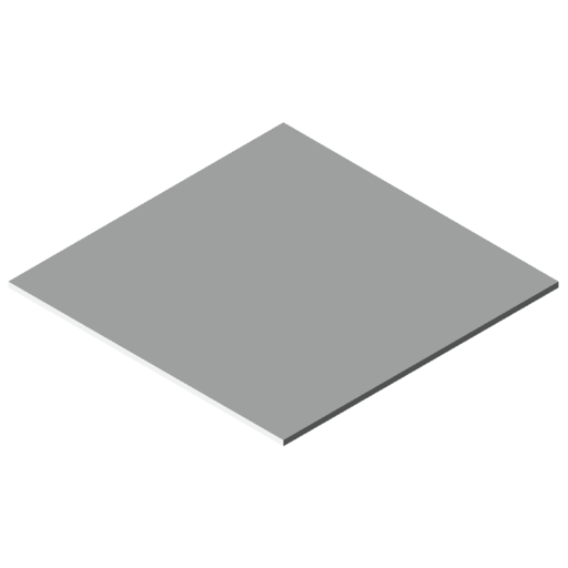 Plastic 6mm, white similar to RAL 9016