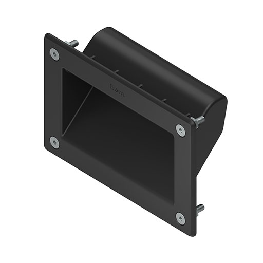 Recessed Grip Pi 2-10mm PA ESD, black