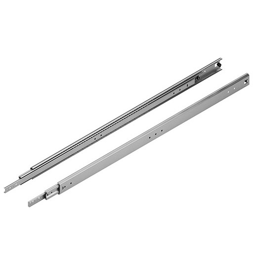Riel telescópico HD 19,1 x 53,1 L1000, sobreextensión, zincado