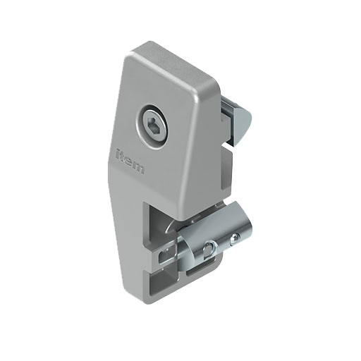 Kreuz-Verbindungssatz 8, links, weißaluminium ähnlich RAL 9006 (0.0.731.63)