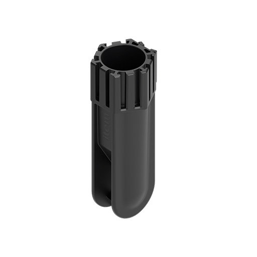 Tool Holder 8 D24-80 Add-on Holder ESD, black similar to RAL 9005